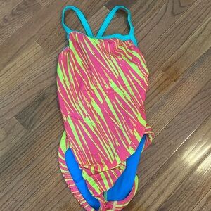 Speedo patterned one piece || size 26
